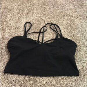 Black Strappy Women's Top